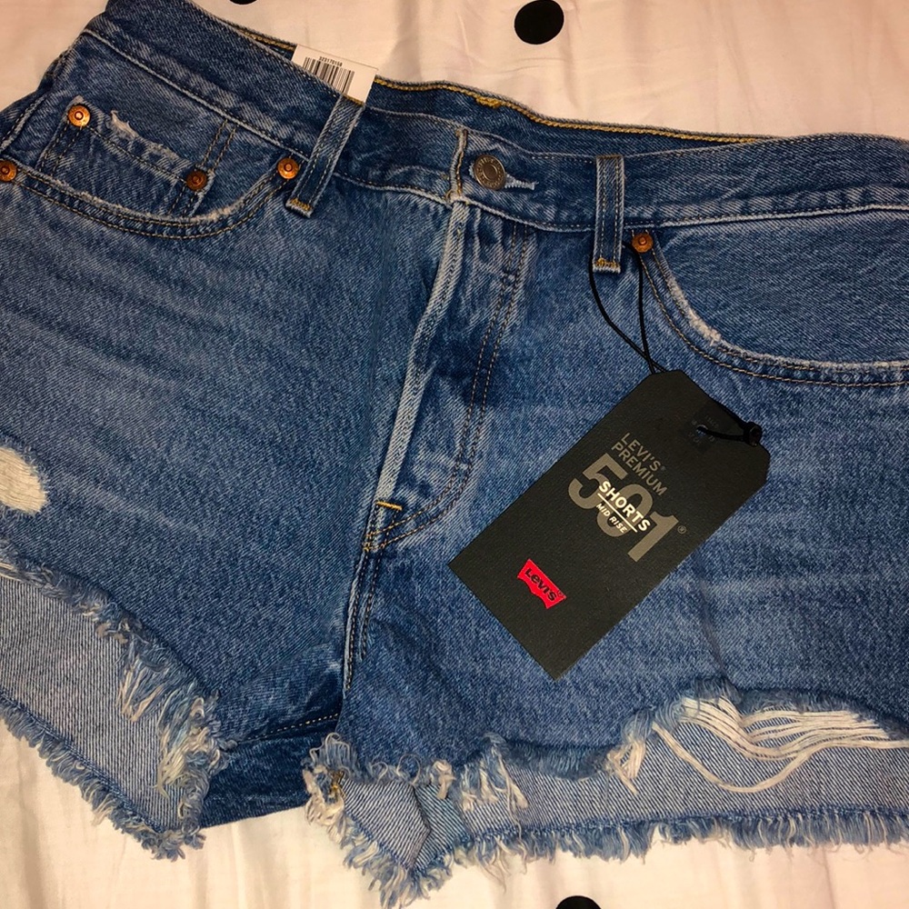 Denim shorts